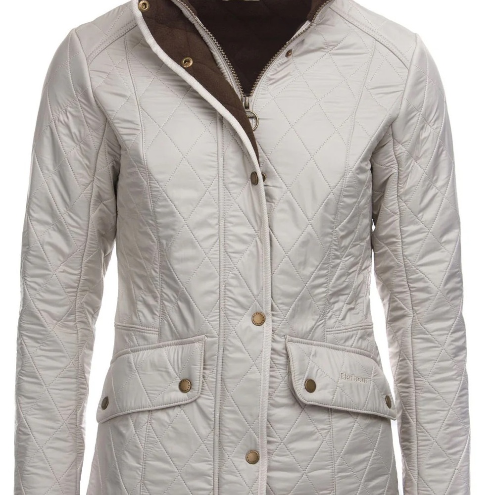 Barbour Women's Cavalry Polarquilt Jacket - Cream